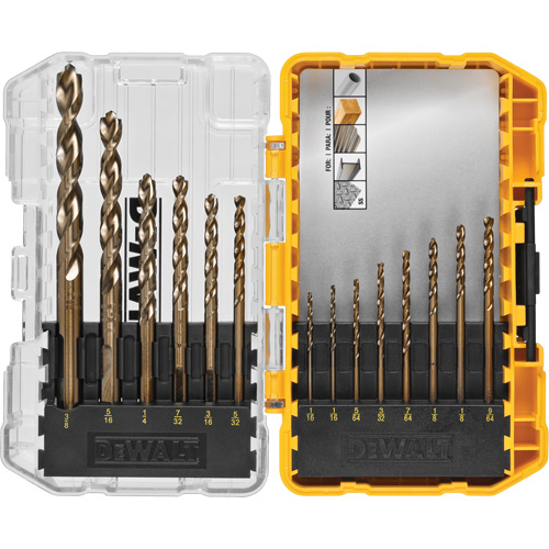 Jeu d'embouts de calibre industriel Pilot Point pour perceuse, 14 morceaux, Cobalt Kelford