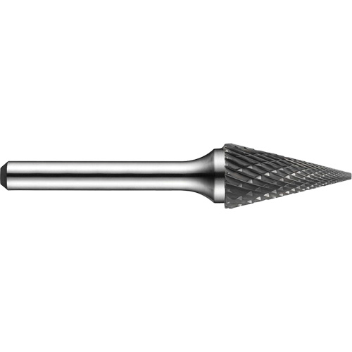 Double-Cut Rotary Burr, SM-50, 1/4" Dia., 1/4" Shank, 1/2" Depth of Cut Kelford