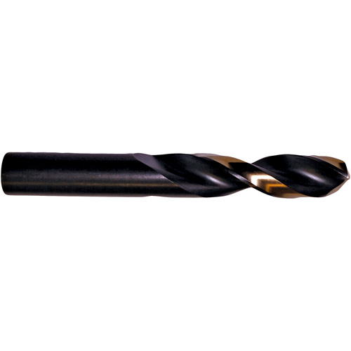 Heavy-Duty Split Point Screw Machine Length Drill Bit, 17/64", High Speed Steel, 1-7/16" Flute, 135° Point Kelford
