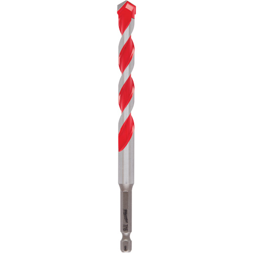 Shockwave Reduced Shank Hammer Drill Bit, 7/16", Carbide, 4" Flute Kelford