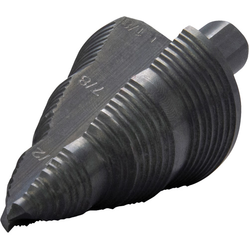 #9 Multi-Hole Step Bit, 3/16" - 1-1/8" , High Speed Steel Kelford