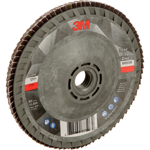 769F Quick Change Flap Disc, 4-1/2" x 5/8"-11, Type 29, 120+ Grit, Ceramic Kelford