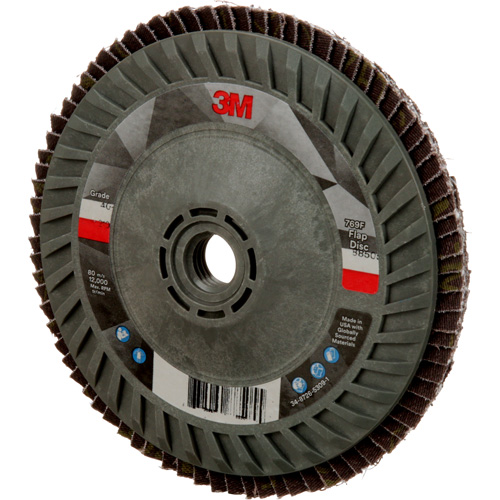 769F Quick Change Flap Disc, 5" x 5/8"-11, Type 27, 40+ Grit, Ceramic Kelford