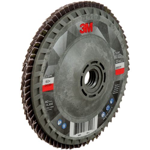 769F Quick Change Flap Disc, 4-1/2" x 5/8"-11, Type 27, 60+ Grit, Ceramic Kelford