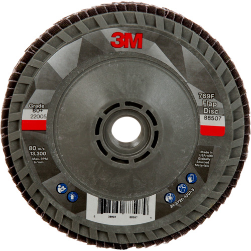 769F Quick Change Flap Disc, 4-1/2" x 5/8"-11, Type 29, 80+ Grit, Ceramic Kelford
