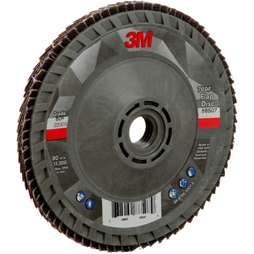769F Quick Change Flap Disc, 4-1/2" x 5/8"-11, Type 29, 80+ Grit, Ceramic Kelford