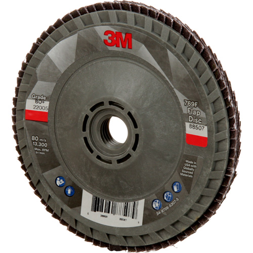 769F Quick Change Flap Disc, 4-1/2" x 5/8"-11, Type 29, 80+ Grit, Ceramic Kelford
