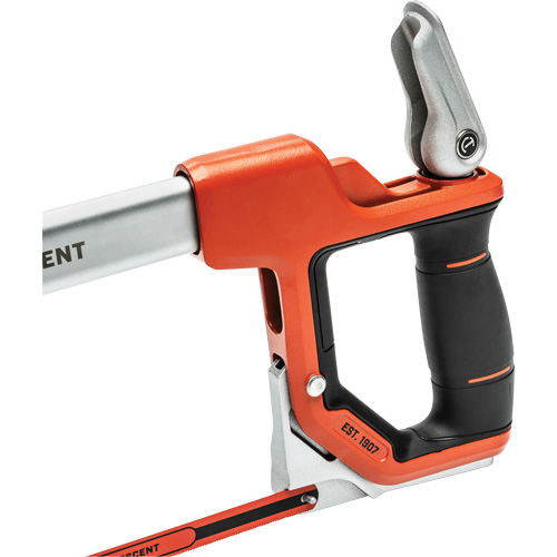 Scie &agrave; m&eacute;taux &agrave; tension rapide avec poign&eacute;e &agrave; double mat&eacute;riau, 12", Prise Ergonomique Kelford