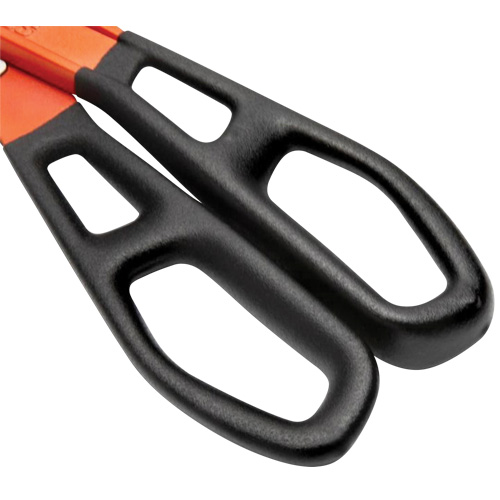 Cisaille d'&eacute;tain en aluminium dentel&eacute; de 13" avec poign&eacute;e tremp&eacute;e, Longueur de coupe de 3", Coupe Droit Kelford