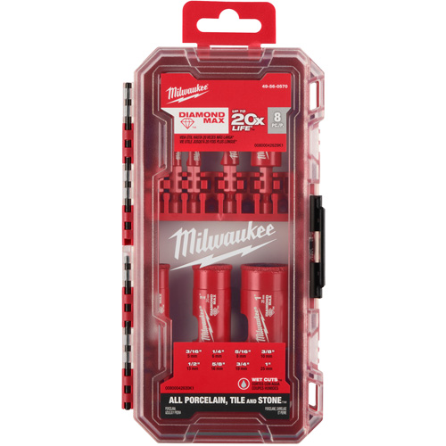 Diamond Max Hole Saw Bit Set, 8 Pieces Kelford