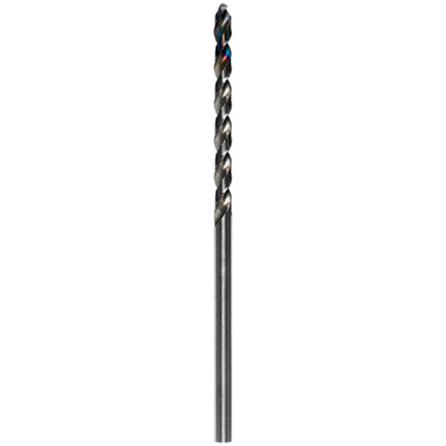 Metal Demon Drill Bit for Mild, Hardened and Stainless Steels, 3/32", 1-1/5" Flute, 130° Point Kelford