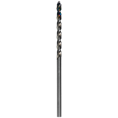 Metal Demon Drill Bit for Mild, Hardened and Stainless Steels, 1/16", 4/5" Flute, 130° Point Kelford
