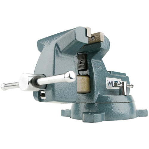 Mechanic's Vises, 4" Jaw Width, 3-7/16" Throat Depth Kelford