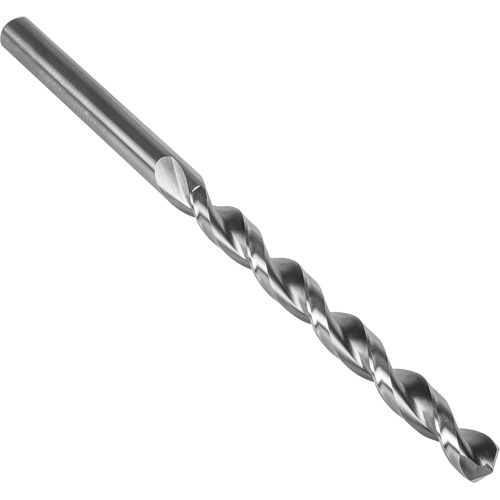 Parabolic Flute Taper Length Drill Bit, #30, High Speed Steel, 3" Flute, 135° Point Kelford