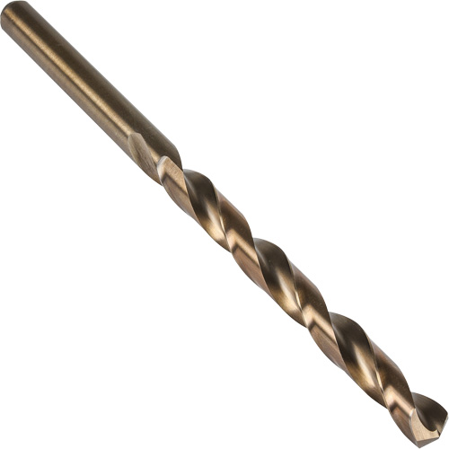 Foret long pour gros travaux, #7, Acier rapide au cobalt, Cannelure 3-5/8", Pointe de 135° Kelford