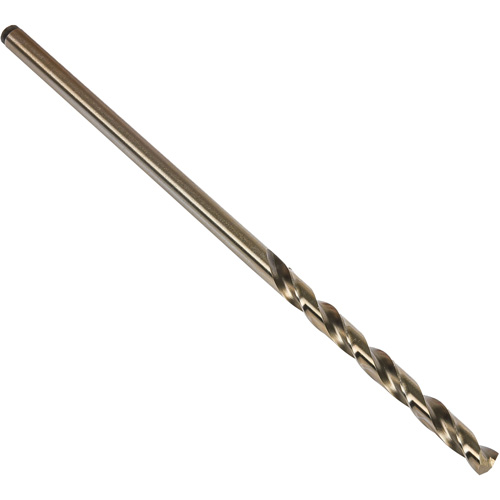 Foret tr&egrave;s allong&eacute; a&eacute;ronautique, #3, Acier rapide au cobalt, Cannelure 2-1/2", Pointe de 135° Kelford
