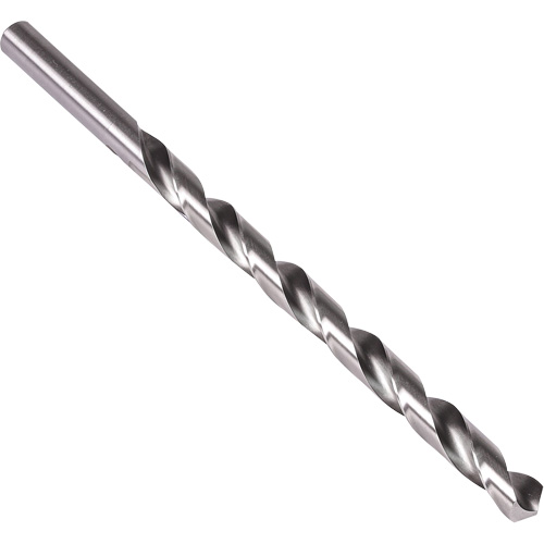 Extra Length Drill Bit, 3/16", High Speed Steel, 9" Flute, 118° Point Kelford