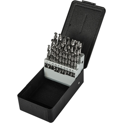 Jobber Length Drill Bit Set, 26 Pieces, High Speed Steel Kelford