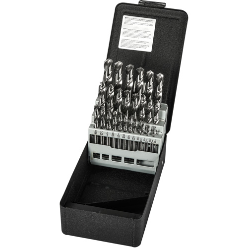 Stub Length Drill Bit Set, 29 Pieces, High Speed Steel Kelford