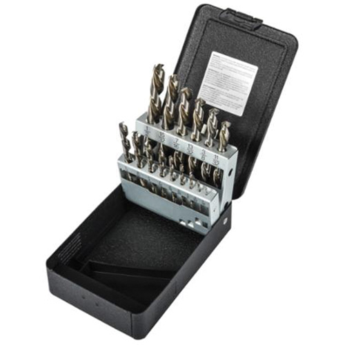 Jobber Length Drill Bit Set, 15 Pieces, High Speed Steel Kelford