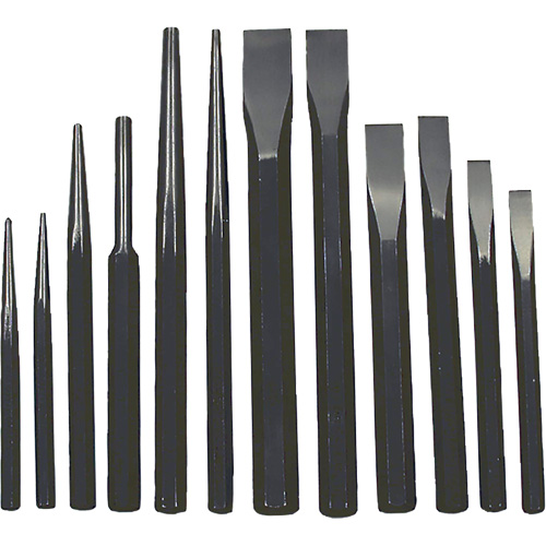 IPC-12 Jumbo Punch & Chisel Set, 12 Pieces Kelford