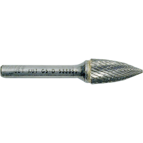 Fraise arboriforme avec extr&eacute;mit&eacute; pointue G3-D JET-KUT, 3/8" dia., 1/4" Tige, 3/4" Prof. de la coupe Kelford
