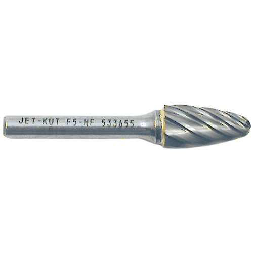 Fraise &agrave; bout rond F5-NF 1/4" pour aluminium/mat&eacute;riaux non ferreux, 1/2" dia. Kelford