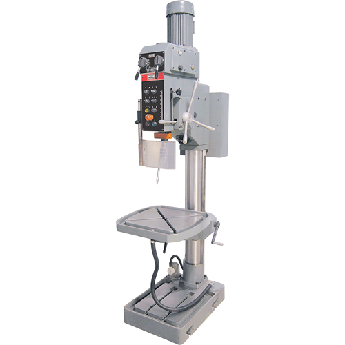 Variable Speed Gearhead Drill Presses, 5/8" Chuck, 2 Speed(s), 22" W x 22" L, #4 Morse Kelford