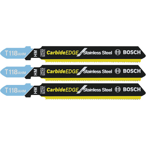 Jig Saw Blades Expert for All Purpose, Carbide, T-Shank, 3-1/4" L Kelford