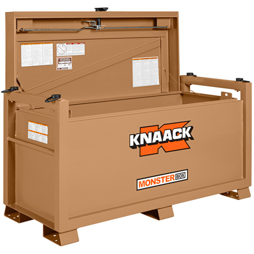 Coffre Monster Box, 66" x 30" x 36", Acier, Beige Kelford