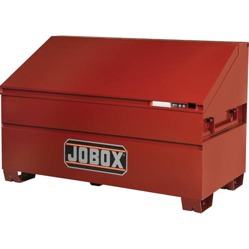 Slope Lid Chest, 60" x 30" x 39-1/2", Steel, Red Kelford