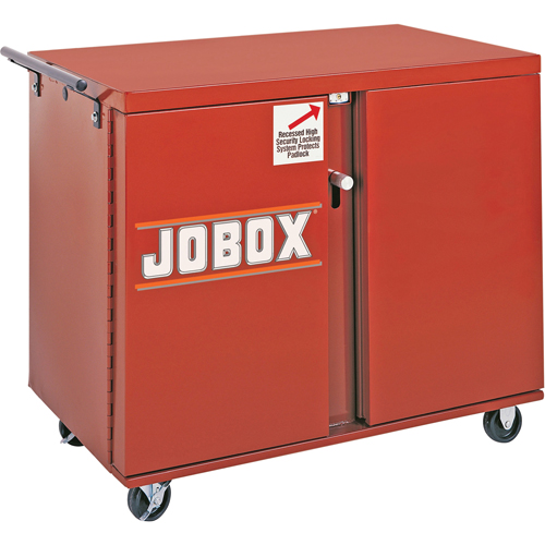 Rolling Work Bench, 49-7/8" W x 40-5/8" H x 26-7/8" D, 24.6 Cubic Feet Capacity Kelford