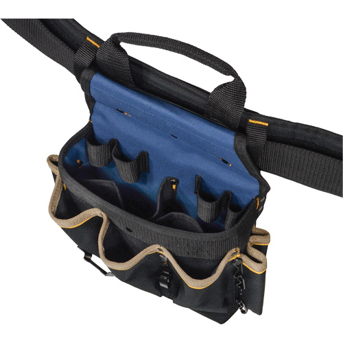 20 Pocket Tool Belt Combo, Polyester, Black Kelford
