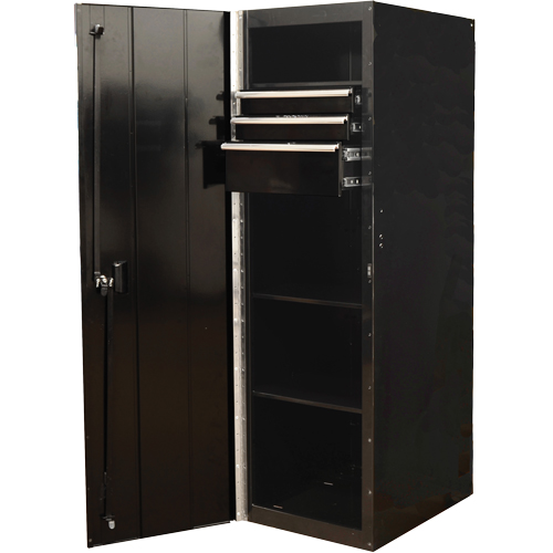 Armoire lat&eacute;rale s&eacute;rie RX, 3 tiroirs, 19" la x 25" p x 61" h, Noir Kelford