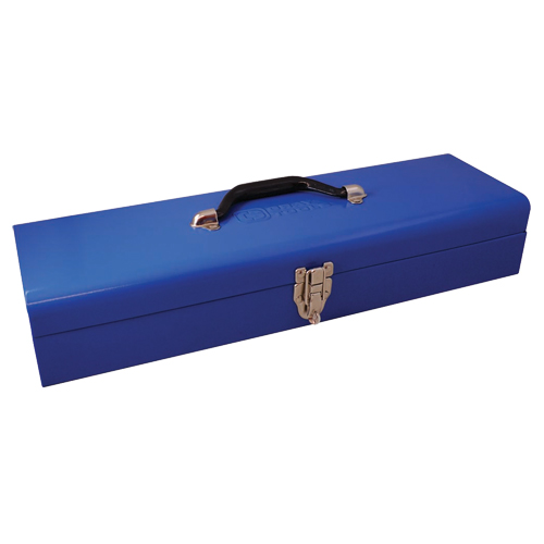 Low Profile Utility Tool Box, 20" D x 6-1/4" W x 5" H, Blue Kelford