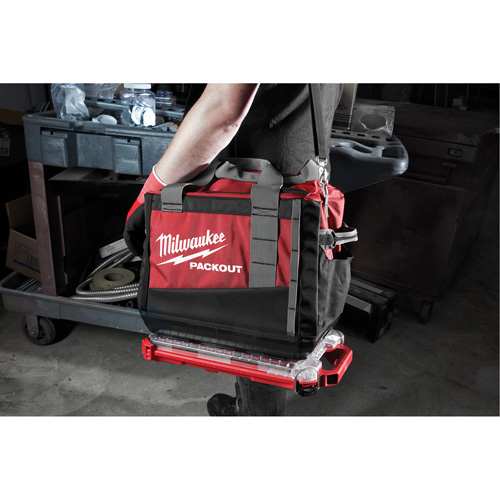 Organisateur profil&eacute; et compact Packout, 16-2/5" x 9-3/4" x 2-1/2", Noir/Rouge Kelford