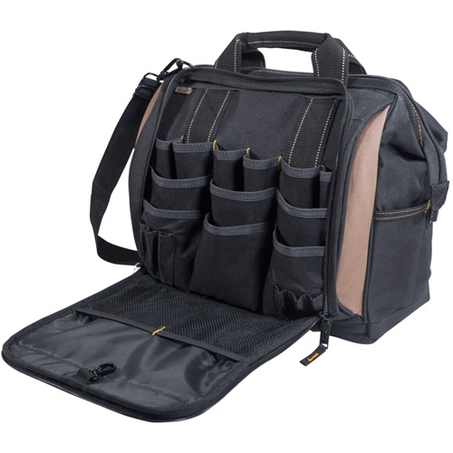 Multi-Compartment Tool Carrier, Polyester, 33 Pockets, Black Kelford