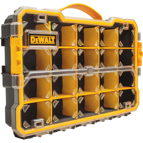 Organisateur avec compartiments PRO, 11" la x 17-5/8" p x 2-7/8" h, Noir/Jaune Kelford