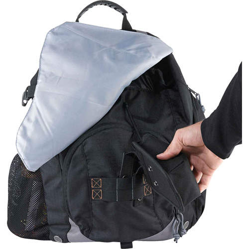 Sac &agrave; dos pour outils 5143 Arsenal, 15" lo x 8" la, Noir, Polyester Kelford