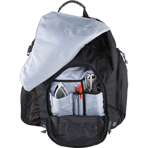 Sac &agrave; dos pour outils 5143 Arsenal, 15" lo x 8" la, Noir, Polyester Kelford