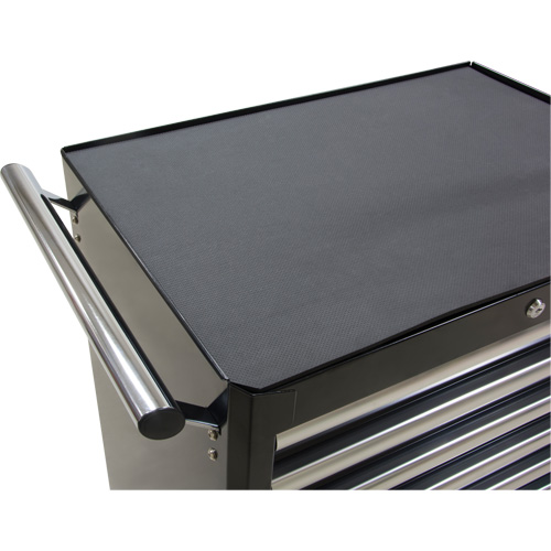 Industrial Tool Cart, 7 Drawers, 27" W x 18-3/4" D x 39" H, Black Kelford