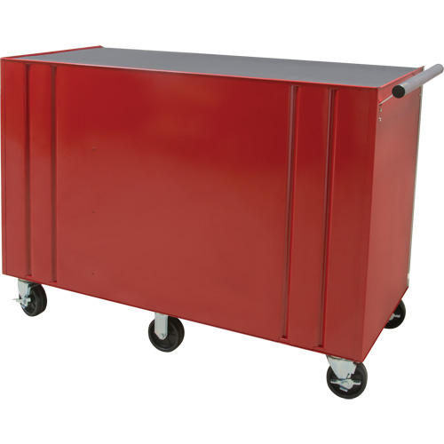 Industrial Tool Cart, 12 Drawers, 56" W x 24-1/2" D x 38-1/8" H, Red Kelford