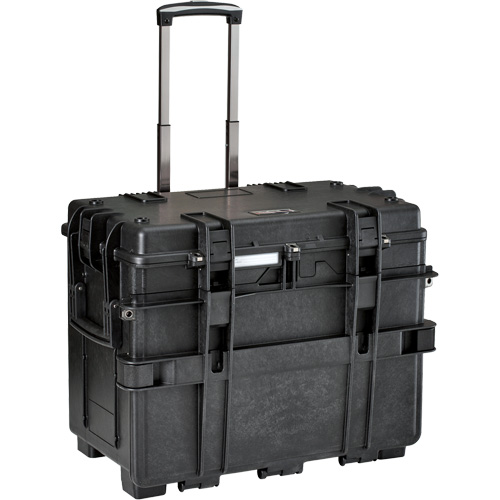 Coffre &agrave; outils militaire mobile avec tiroirs, 6 tiroirs, 22-4/5" la x 15" p x 18" h, Noir Kelford