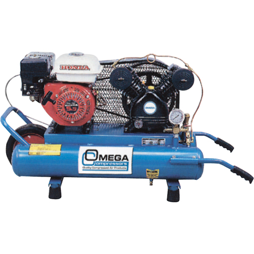 Contractor Series Air Compressors, Gas, 6.6 Gal. (8 US Gal), 125 PSI Kelford