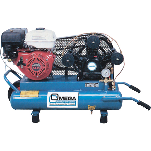 Contractor Series Air Compressors, Gas, 6.6 Gal. (8 US Gal), 125 PSI Kelford