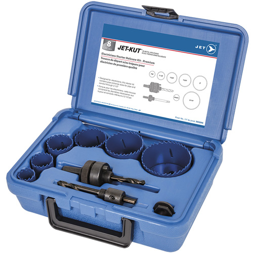 Premium Electrician's Holesaw Kit, 8 Pieces Kelford