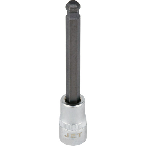 Bit Socket, Hex Ball, 4 mm x 4" L, 3/8" Drive Kelford