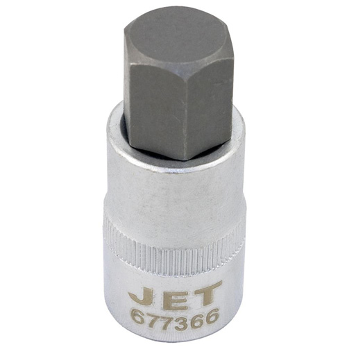 Bit Socket, Hex, 14 mm x 2" L, 1/2" Drive Kelford