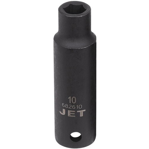 Socket, Impact, 10 mm, 1/2" Drive, 6 Points, Deep Kelford