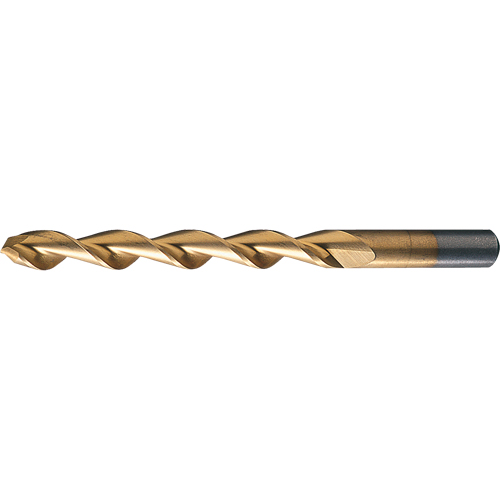 Parabolic Flute Jobber Length Drill Bits, High Speed Steel, 1/16", 1-7/8" L, 7/8" Flute, 118° Point Angle Kelford